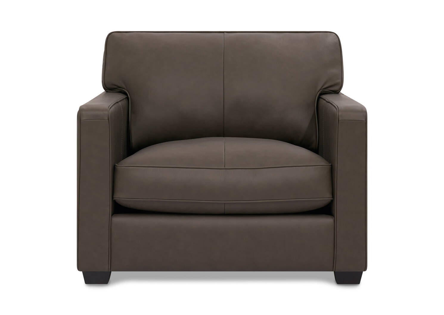 Fauteuil en cuir Burke personnalisé