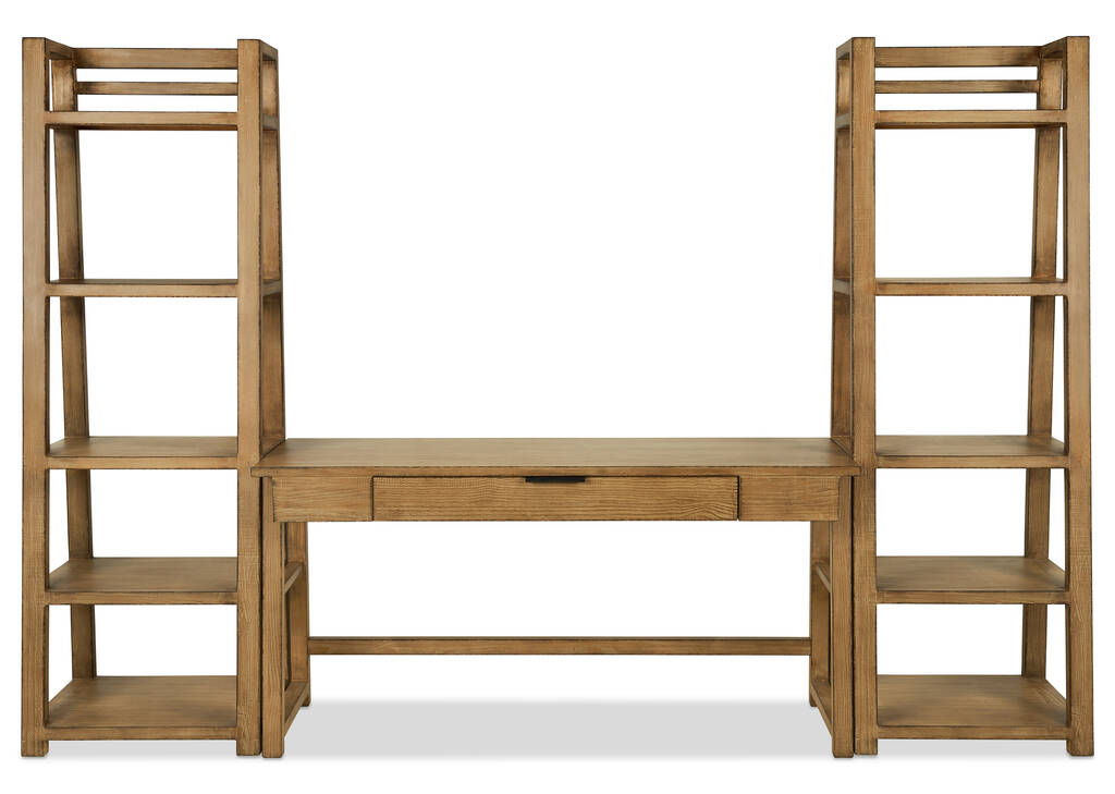 Bedford Storage Desk 60" and Bookshelves Office Set