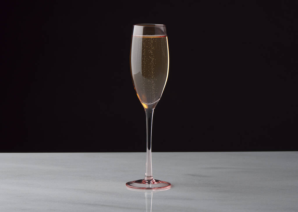 Georgette Champagne Flute Pink