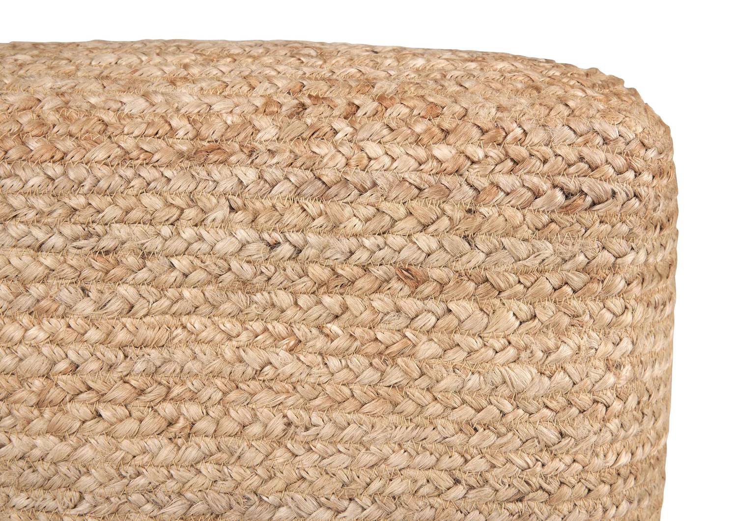 Euan Jute Pouf Natural