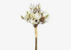 Bouquet de magnolias Louisa blancs