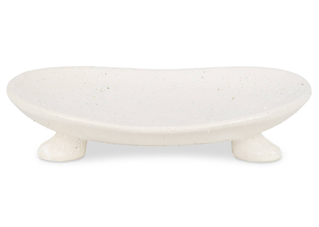Assiette décorative Keala ivoire