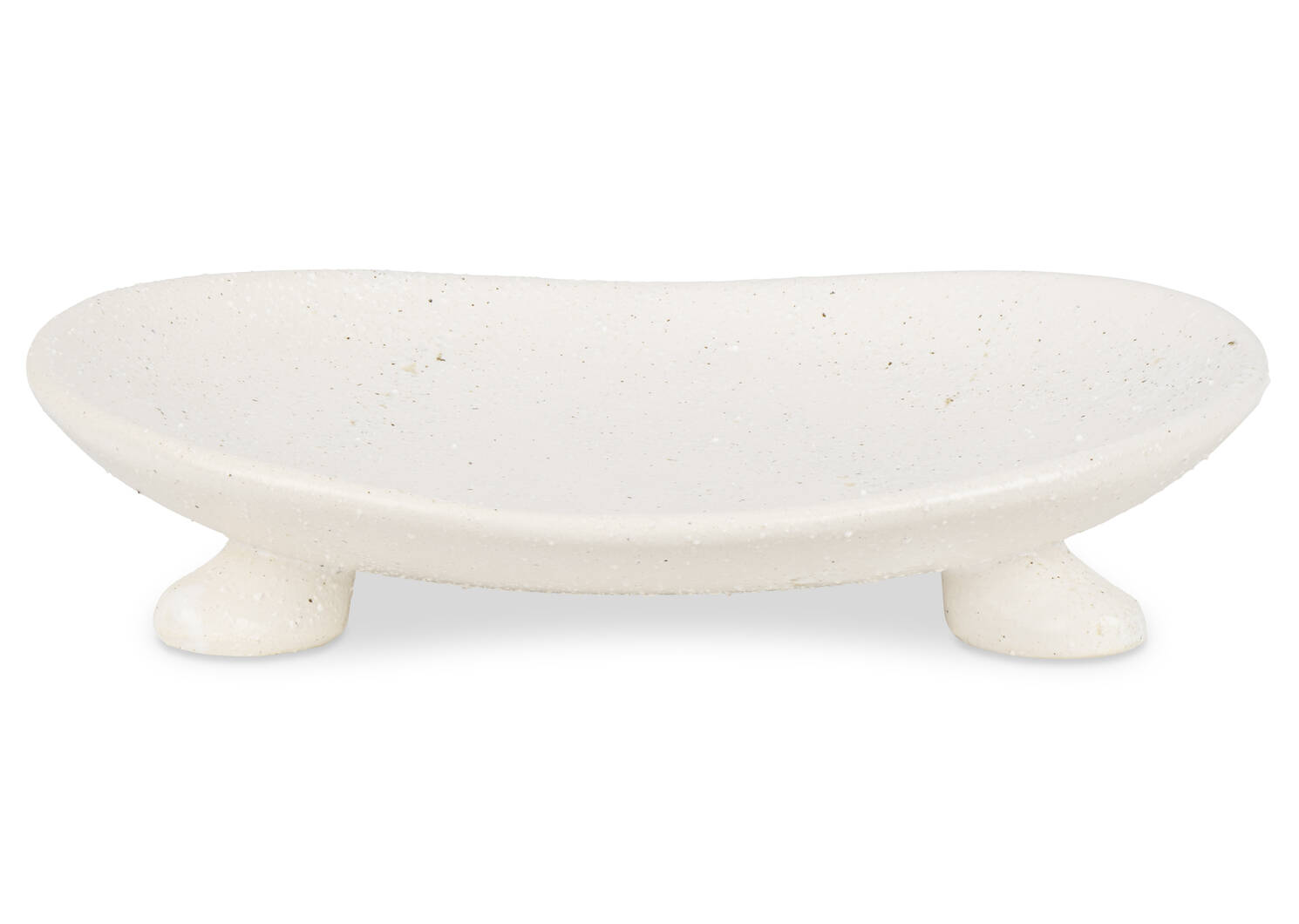 Assiette décorative Keala ivoire