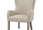 Oak Bay Host Chair -Nantucket Linen
