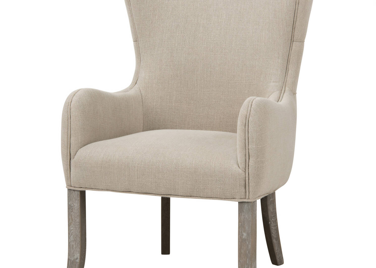 Oak Bay Host Chair -Nantucket Linen