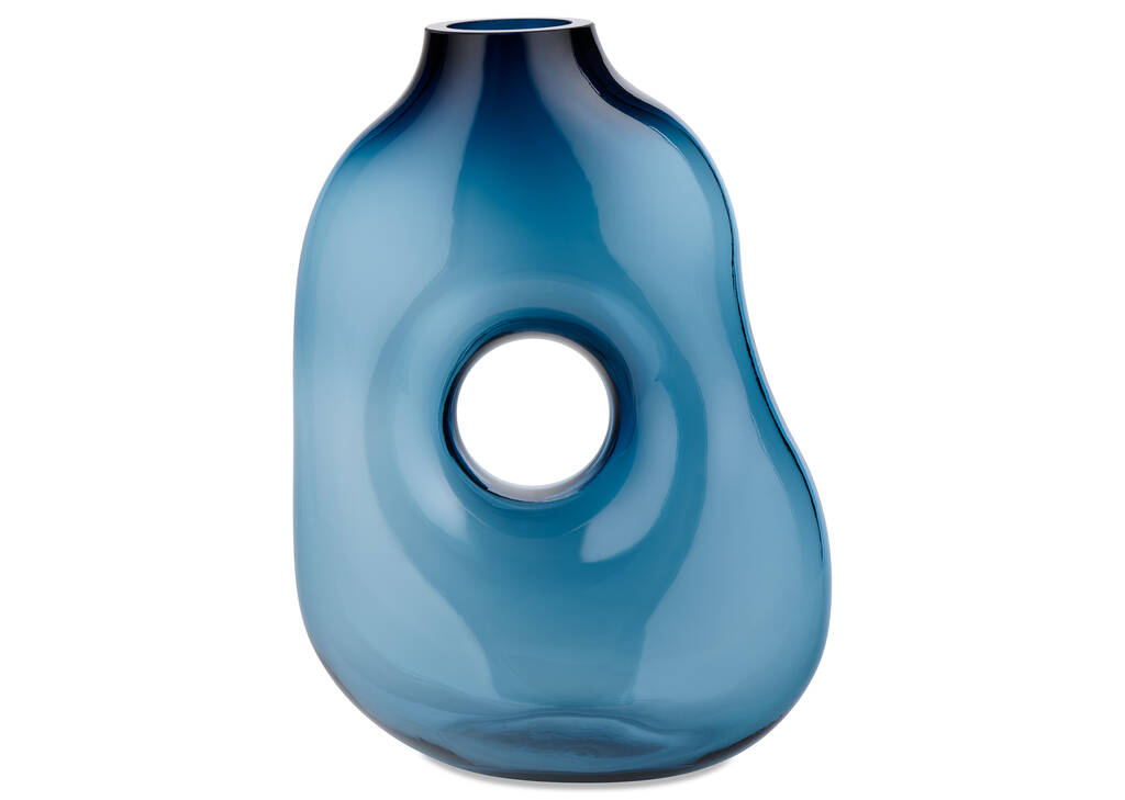 Grand vase Ravi bleu