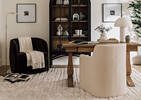 Fauteuil pivotant Viola -Chi naturel