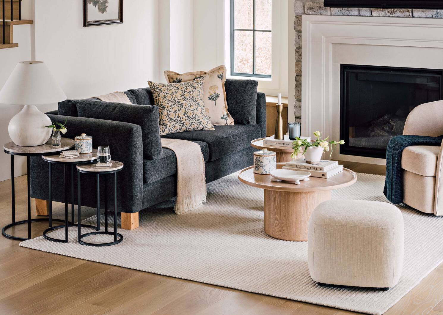 Kodie Ottoman -Bre Ivory