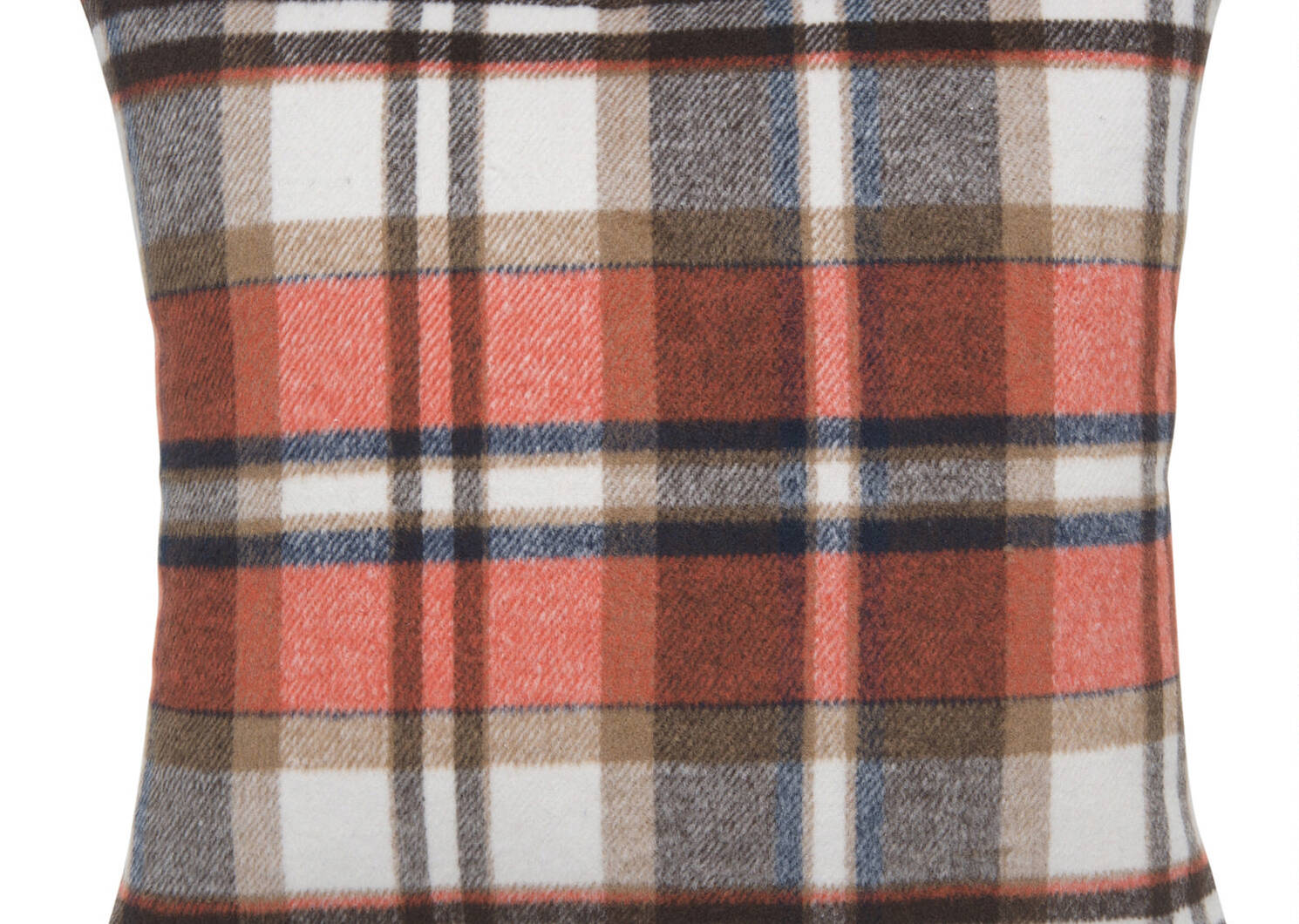 Chalet Plaid Toss 20x20 Orange