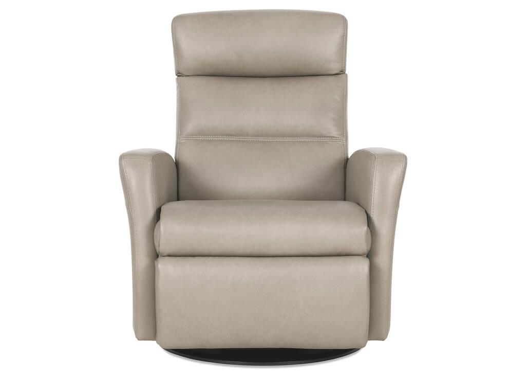 Fauteuil inc. en cuir Jasper -Sol col.