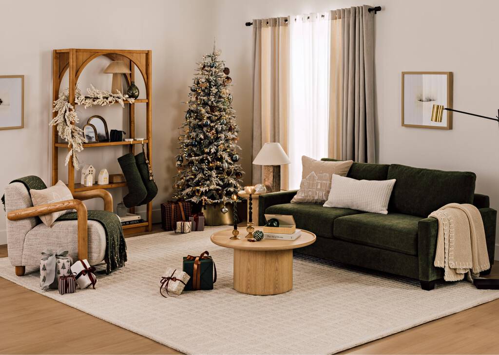 Cache-pied de sapin Scalloped laiton