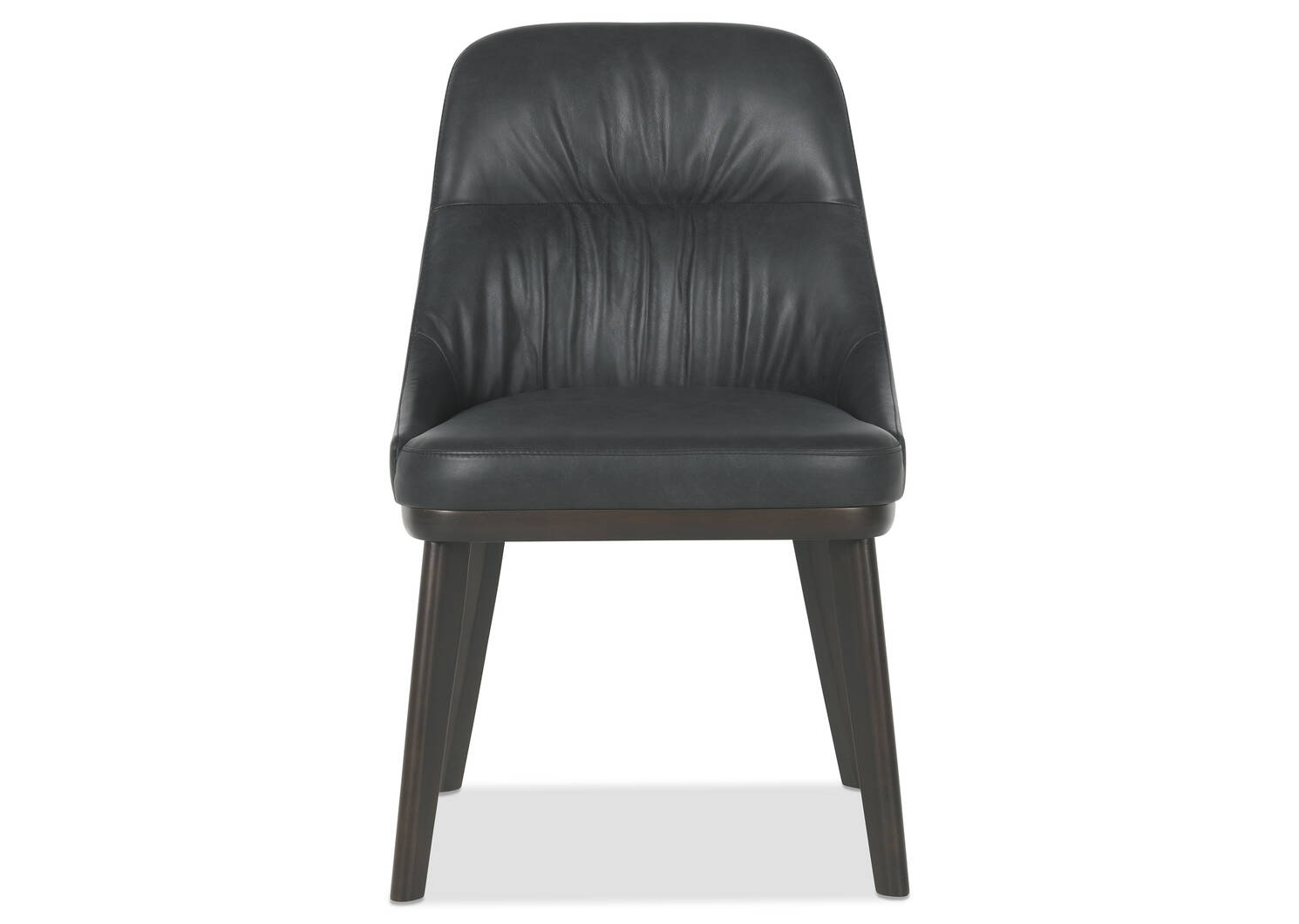 Tyse Leather Dining Chair -Madrid Coal