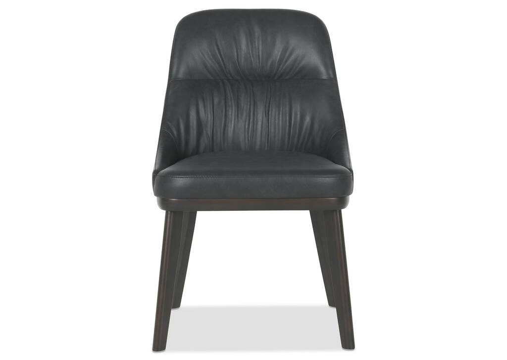 Tyse Leather Dining Chair -Madrid Coal