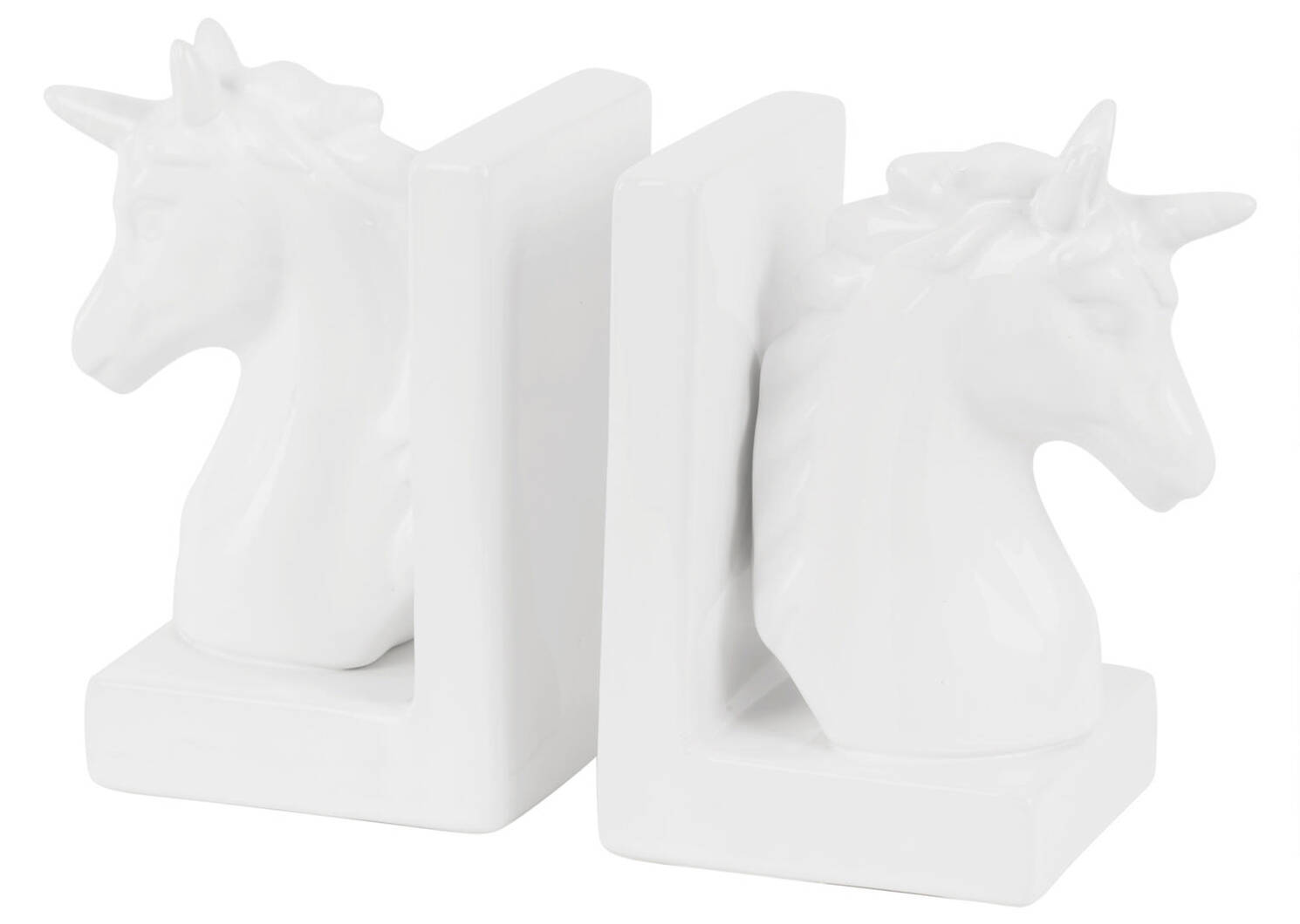 Prue Unicorn Bookend Set