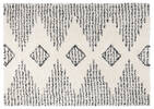 Steele Rug 63x93 White/Black