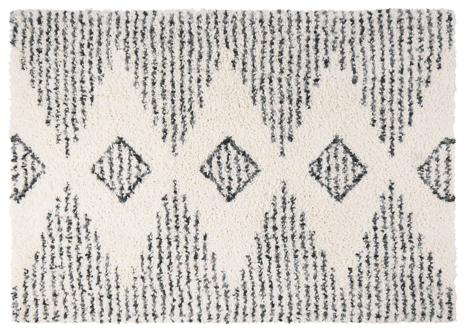 Steele Rug 63x93 White/Black
