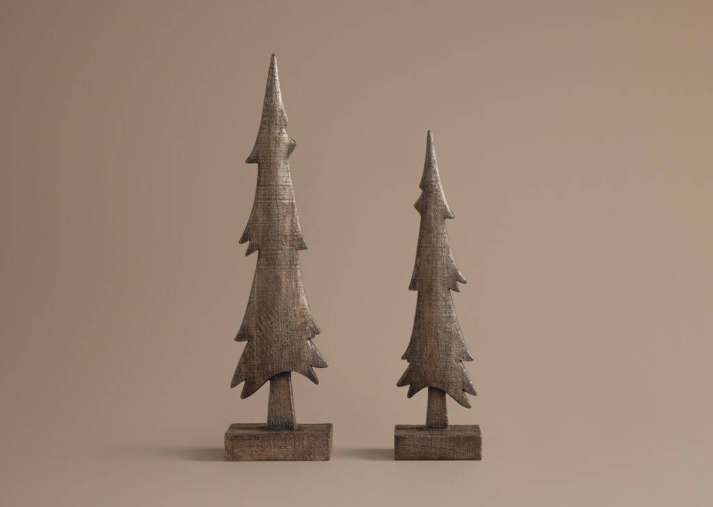 Eira Tree Decor Large Antiqued Brass
