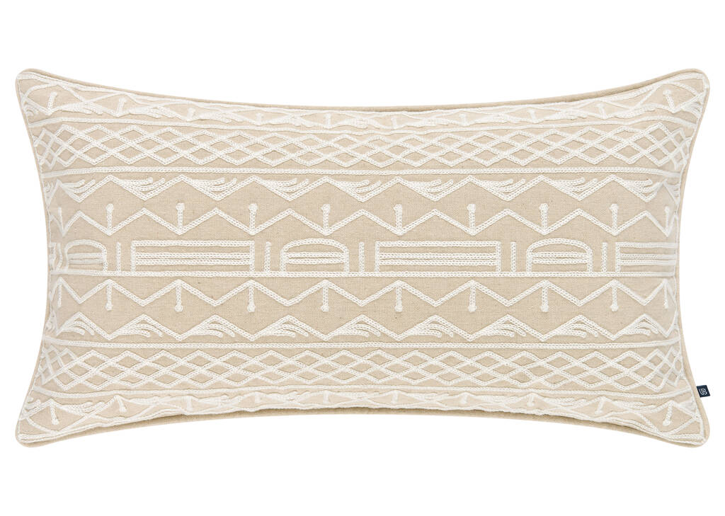 Coussin Tozi 12x22 naturel