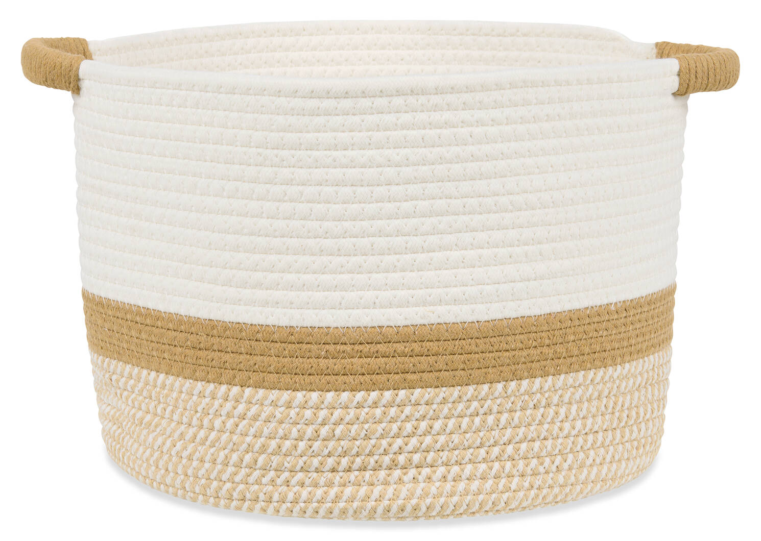 Rosio Basket Medium Ivory/Tan