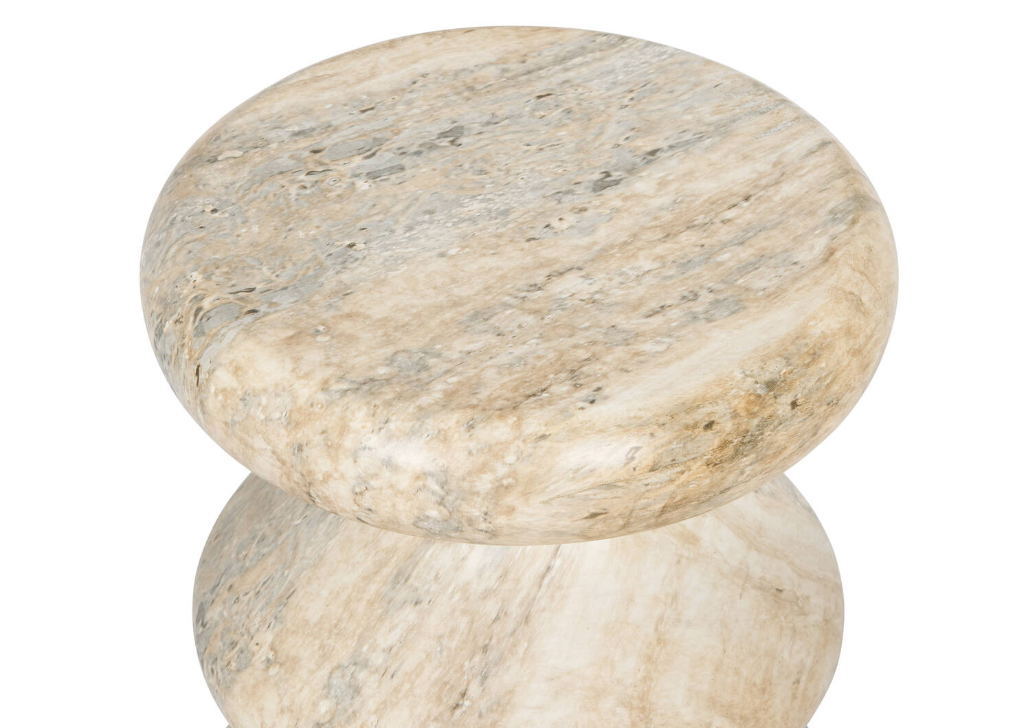 Table d'appoint Solstice -travertin