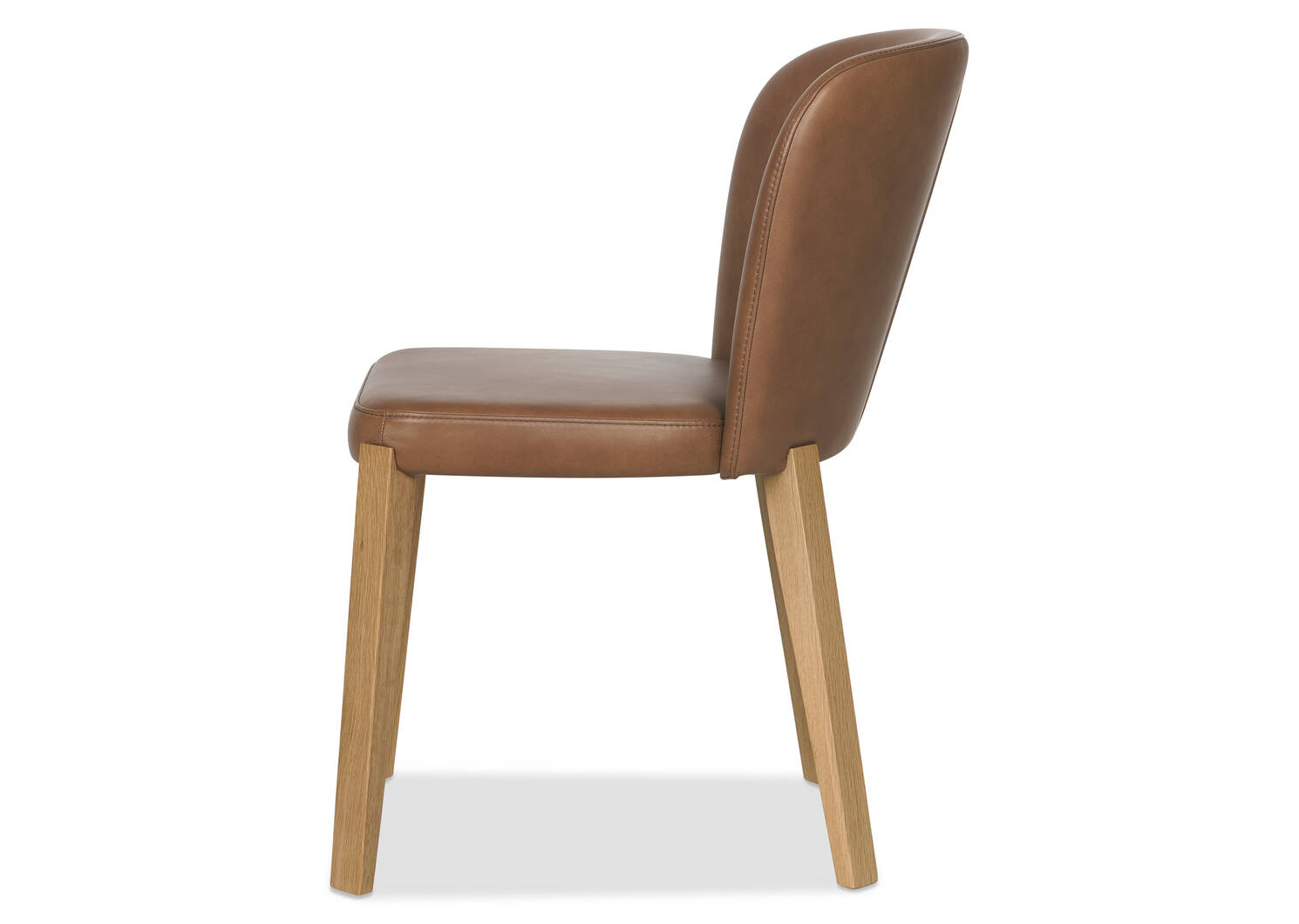 Eldridge Leather Dining Chair -Leo Mocha