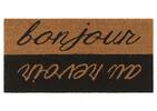 Bonjour Au Revoir Doormat Grey/Natura