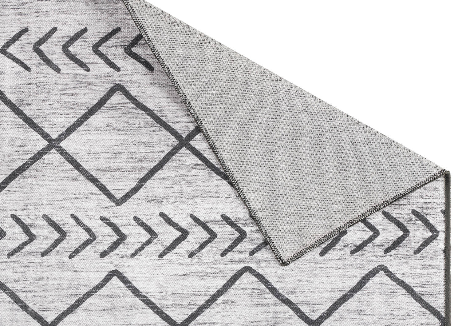 Capri Outdoor Rug 60x96 Grey/Black