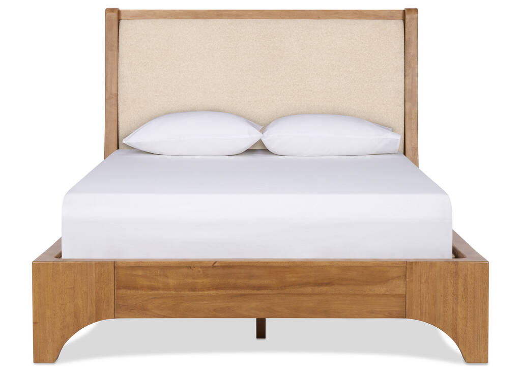 Wardel Bed -Theo Toffee/Arden San, QUEEN