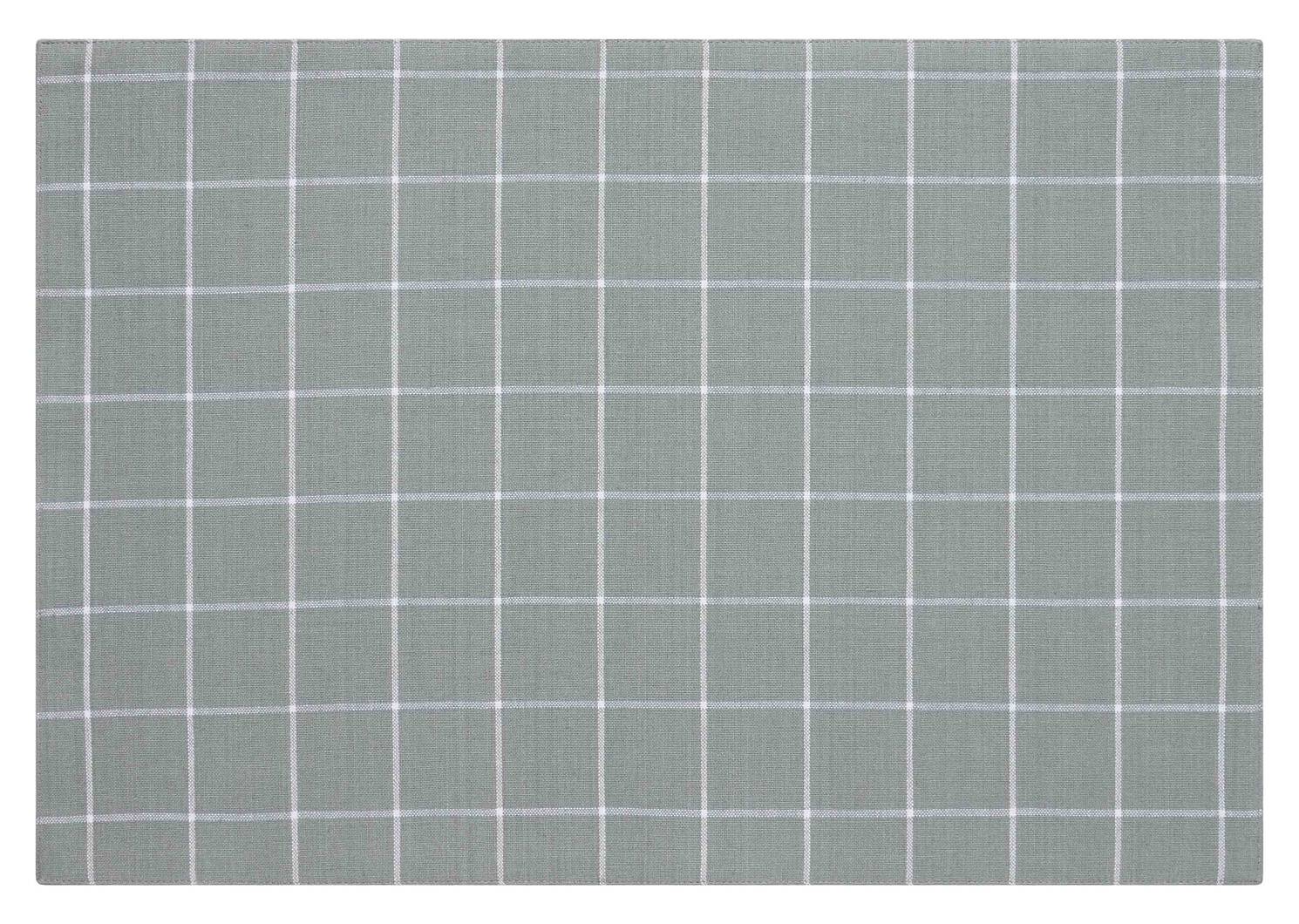 Westport Plaid Placemat Pebble/White