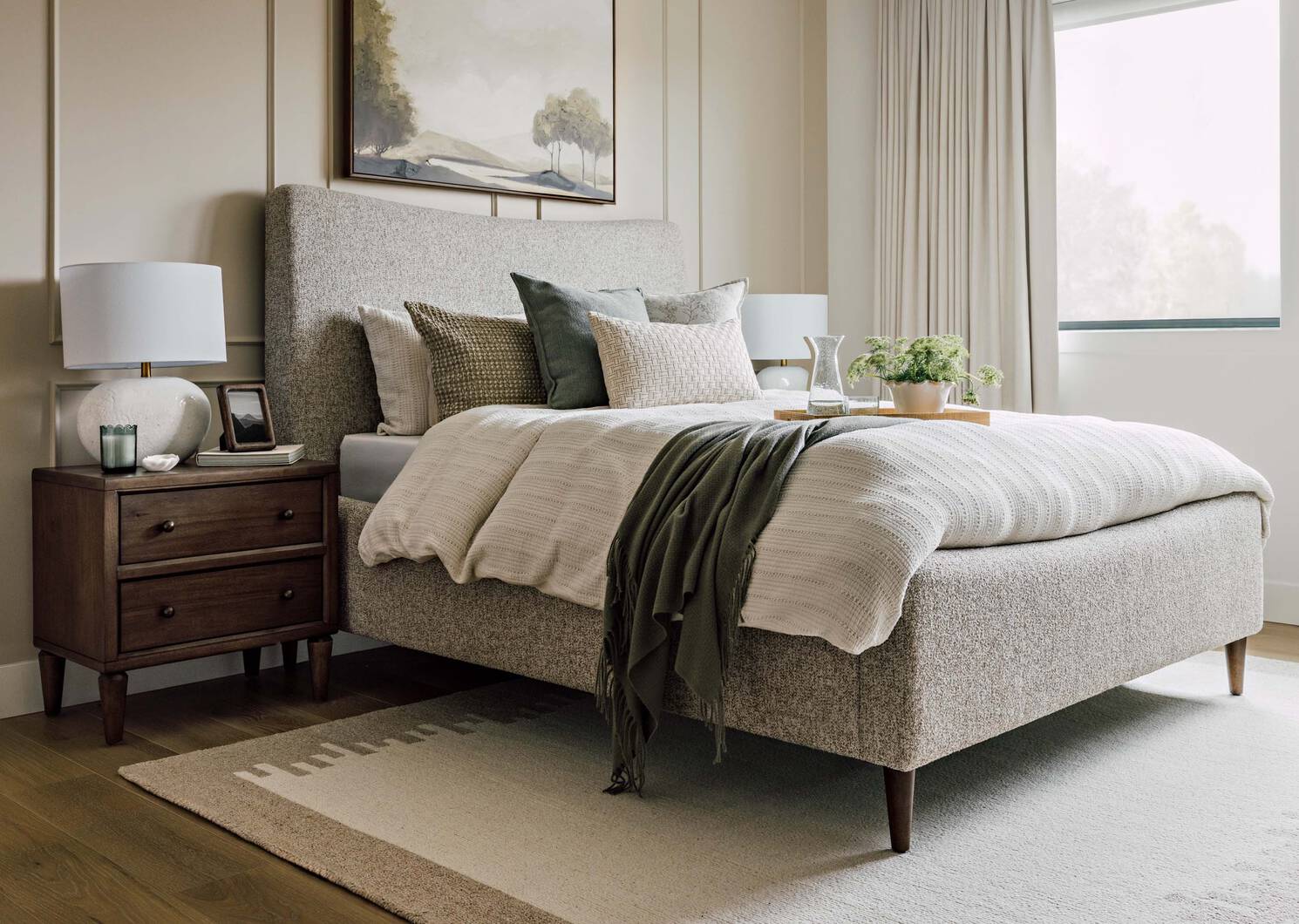 Jarod Wool Rug 96x120 Ivory