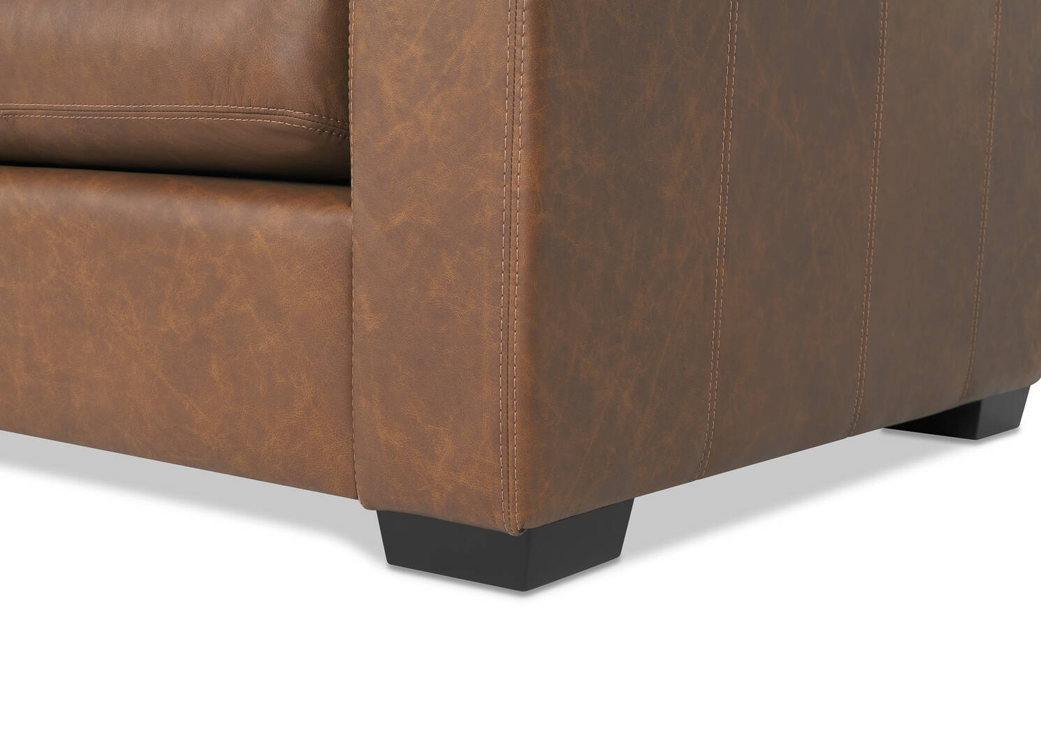 Brewer Leather Sofa -Piper Rye