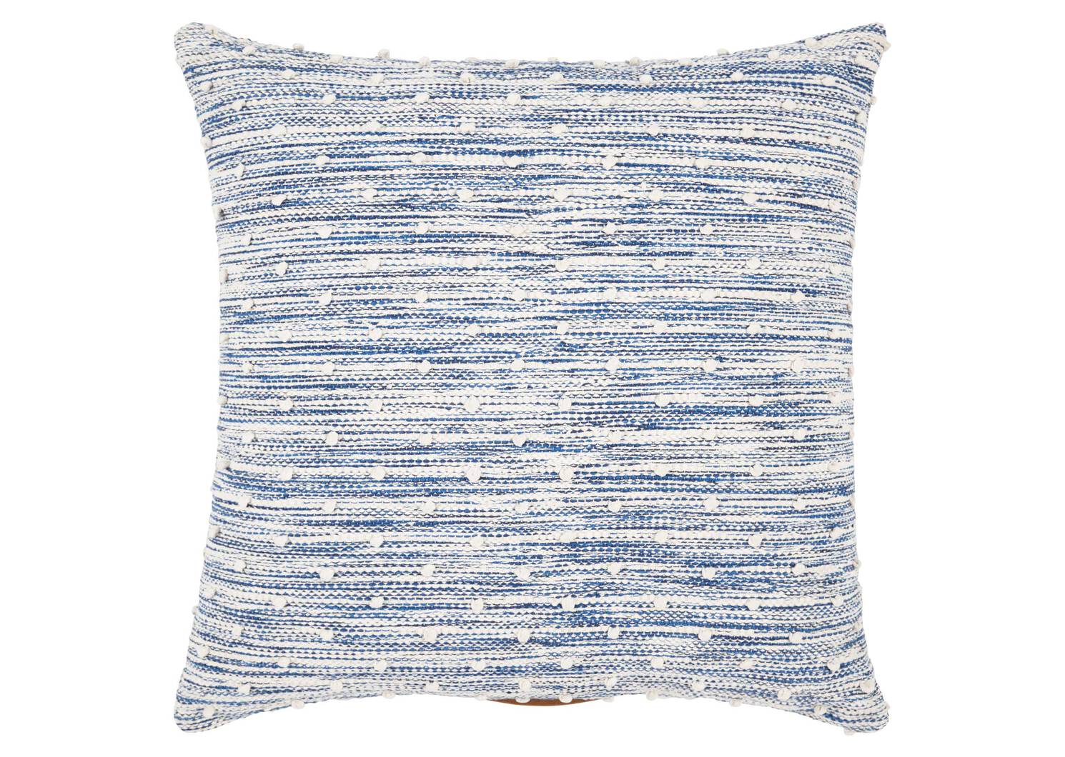 McLeod Floor Cushion Blue/Ivory