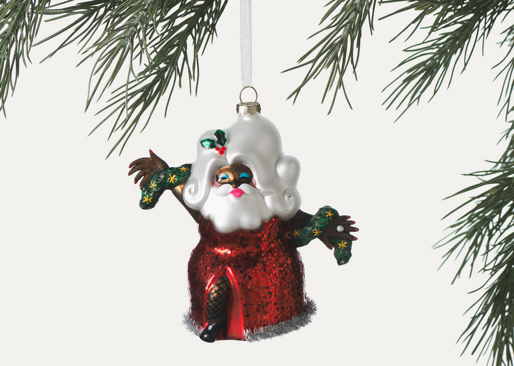 Slay Belle Ornament Red