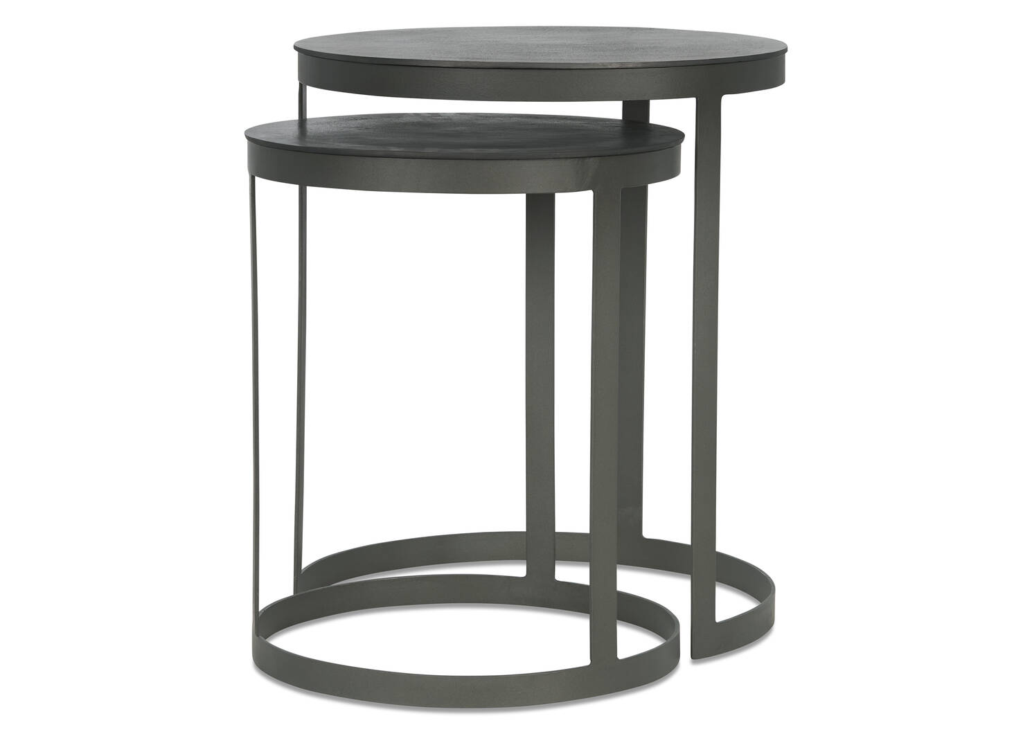 Irwin Nesting Side Table Set -Graphite