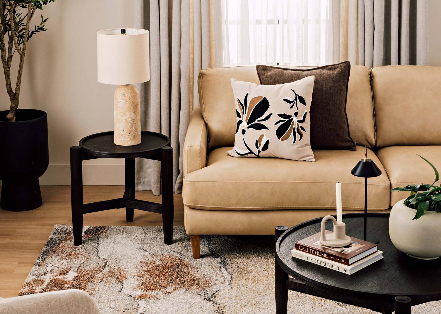 Layton Pillow 20x20 Brown