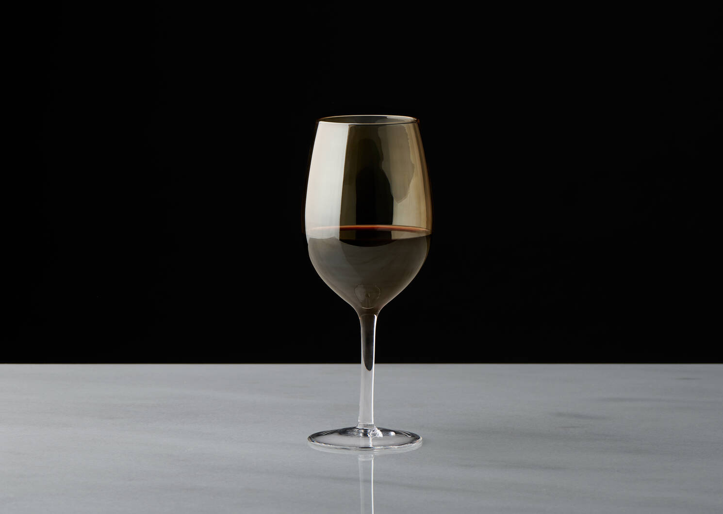 Amber Wine Glass