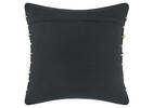 Cayo Outdoor Pillow 21x21 Black/Ivory
