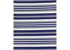 Miami Outdoor Rug 48X72 Stripe Indigo