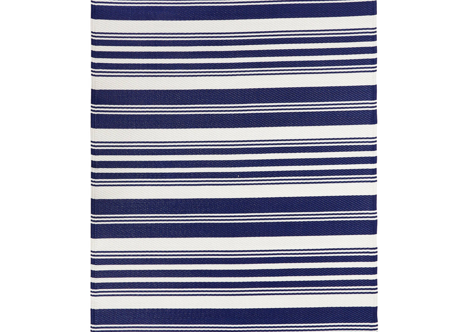 Miami Outdoor Rug 48X72 Stripe Indigo