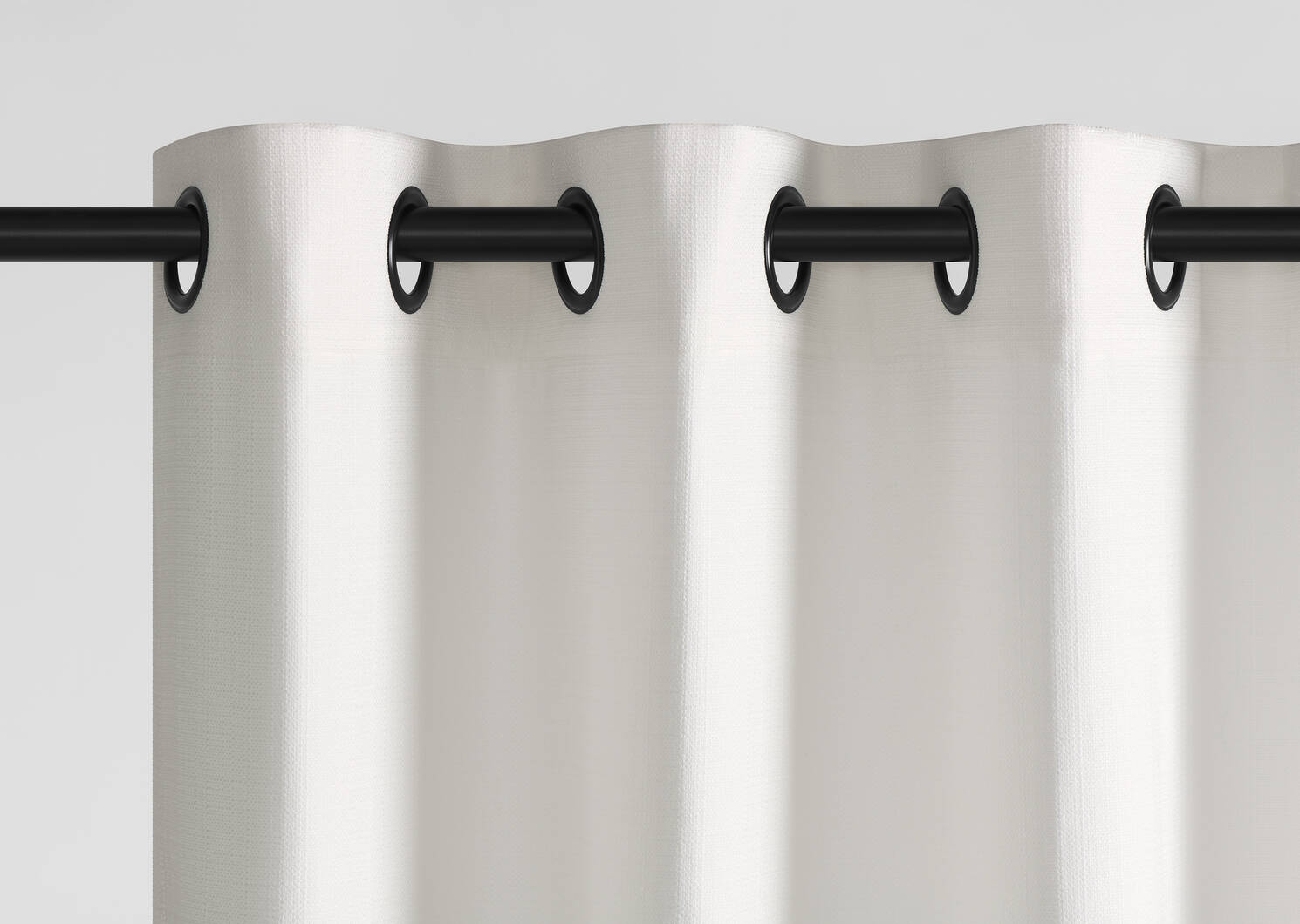 Cromwell Curtain 108 Ivory