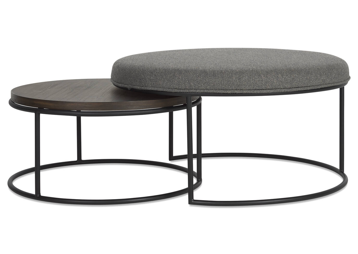 Ernest Nesting Ottoman Table -Macy Cola