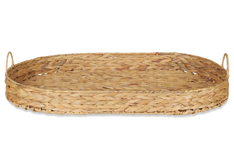 Constanza Oval Tray Large Natural | Urban Barn