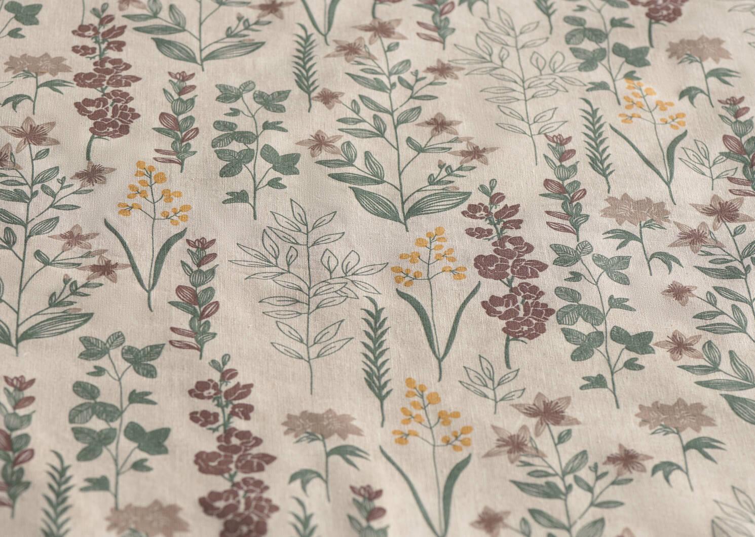 Meadows Floral Duvet Set Queen Multi