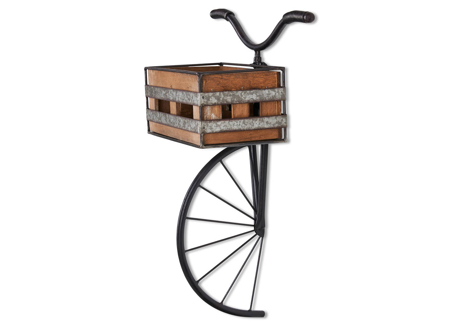 Jardinière murale panier bicyclette Kemp