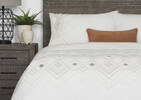 Ensemble de housse de couette Codie blanc