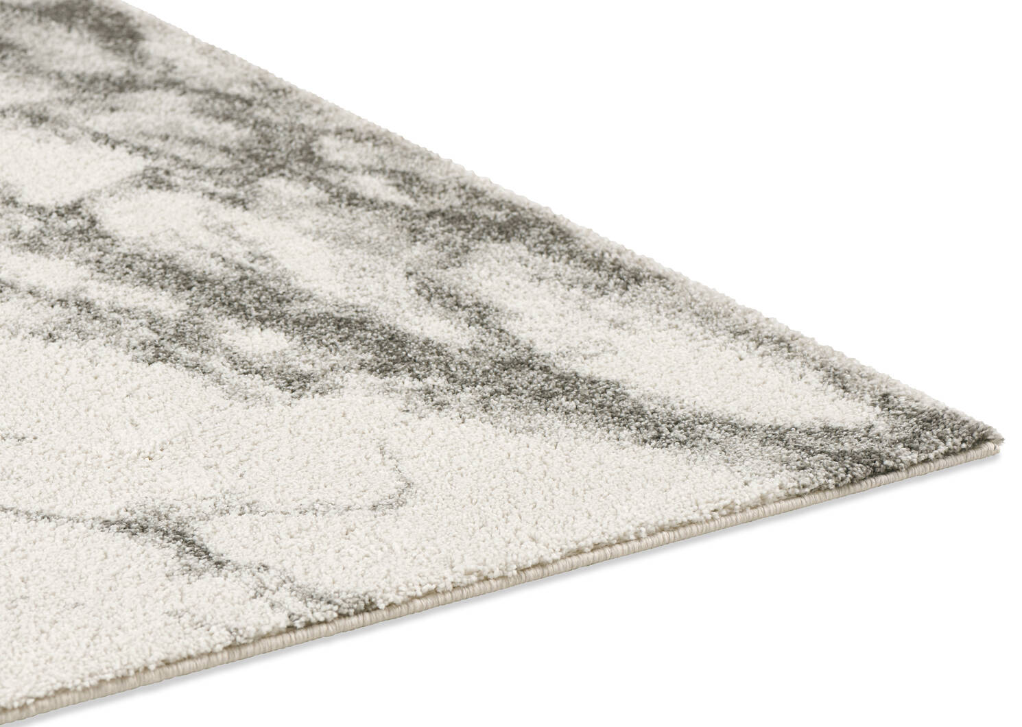 Tapis Carrara 63x91 ivoire/gris