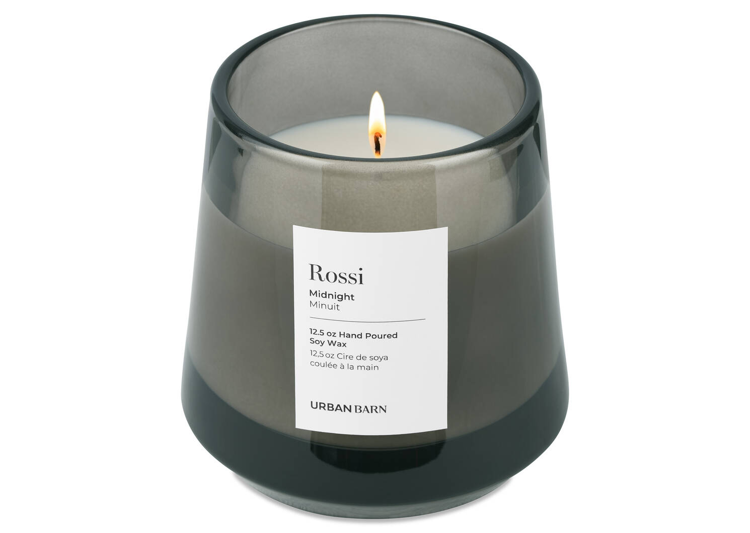 Rossi Candle Tall Grey