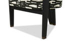 Aly Velji Armchair -Black/Abstract