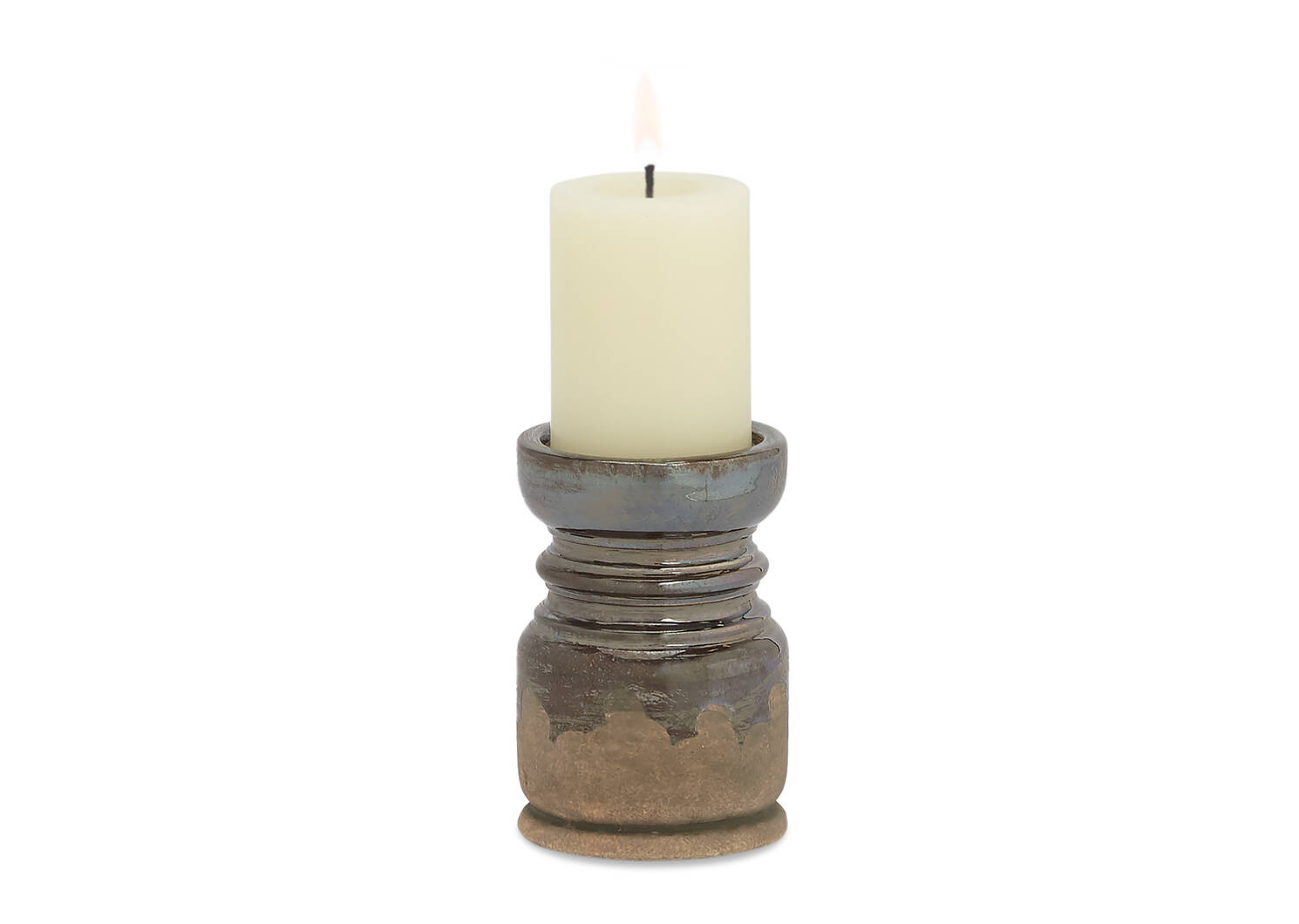 Margo Candle Holders - Pewter