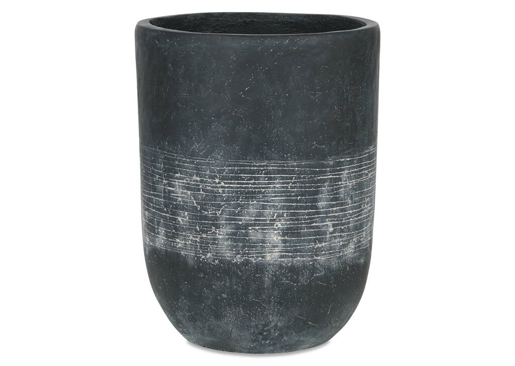 Seela Outdoor Planter Medium Black